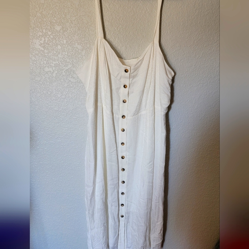 Good American Ivory Midi Dress - Picture 2 of 7